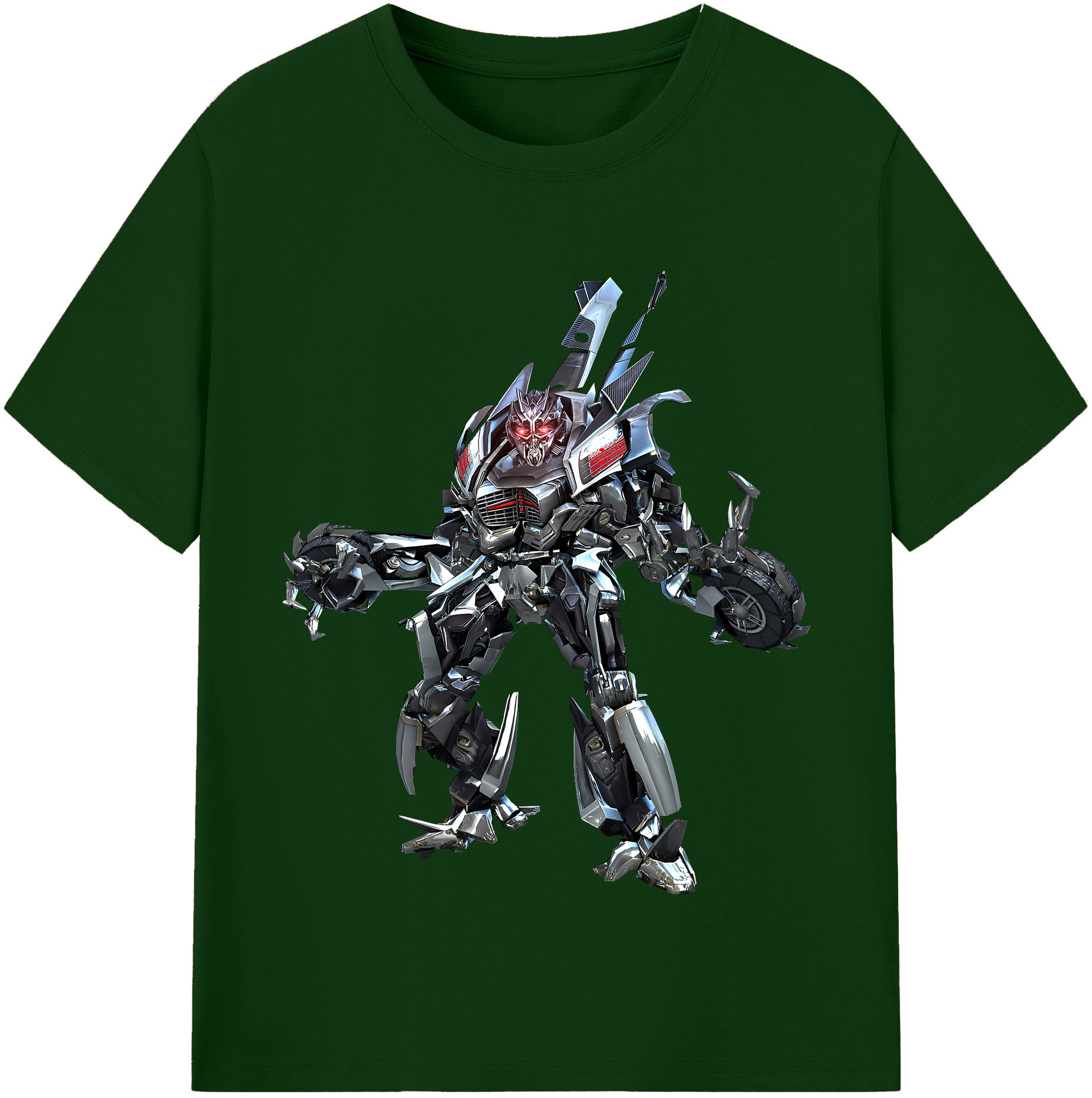 （画像用） Transformers トランスフォーマー 綿100％半袖Tシャツ（フロントプリント）